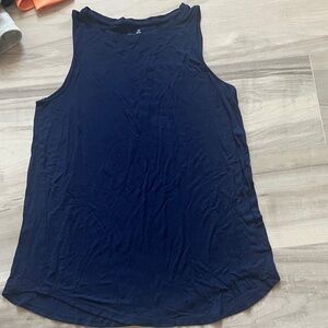 Women’s Navy Sleeveless Tank Top